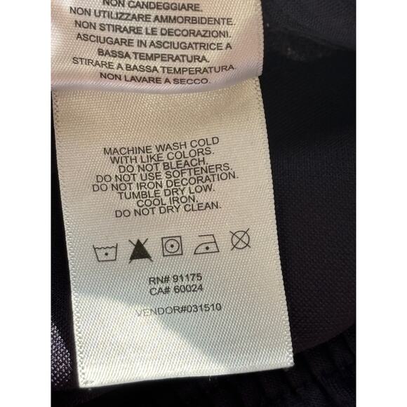 FILA Track Pants Jogger Style Logo Drawstring Navy Blue Men's M 38 inches Long - Picture 8 of 16